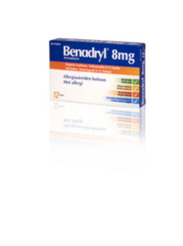 Benadryl 8 mg (12 kaps)