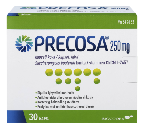 Precosa 250 mg kapseli (30 fol)