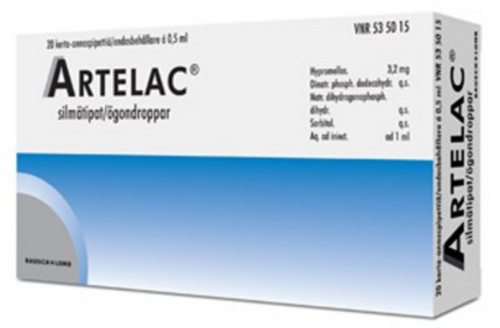 Artelac Silmätipat 3,2 mg/ml (20 x 0,5 ml)