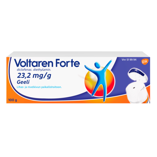 Voltaren Forte Geeli 23,2 mg/g (100 g)