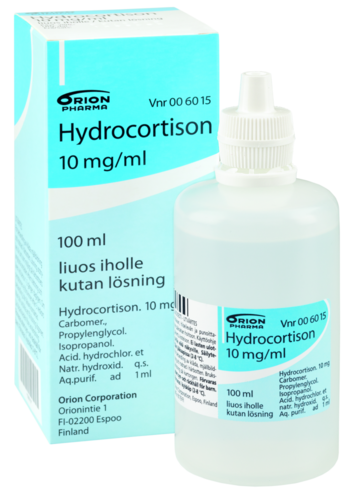 Hydrocortison Liuos iholle 10 mg/ml (100 ml)