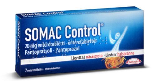 Somac Control Enterotabletti 20 mg (7 fol)