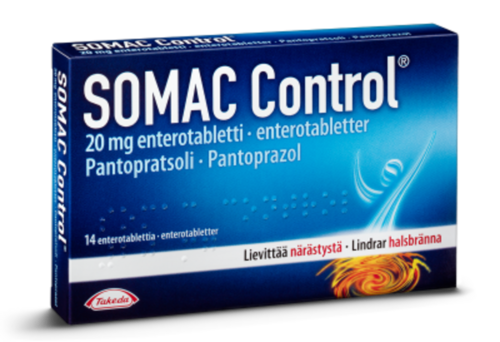 Somac Control Enterotabletti 20 mg (14 fol)