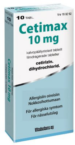 Cetimax 10 mg (10 tabl)