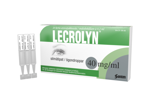 Lecrolyn Silmätipat 40 mg/ml (20x0,2 ml)