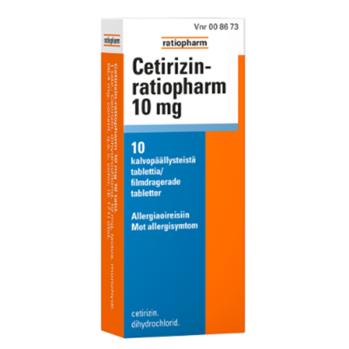 Cetirizin-ratiopharm 10 mg (10 tabl)