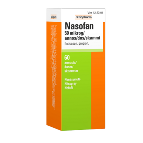 Nasofan Nenäsumute 50 mikrog/annos (60 annosta)