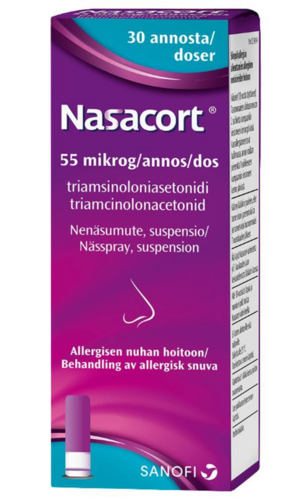 Nasacort Nenäsumute 55 mikrog/annos (30 annosta)