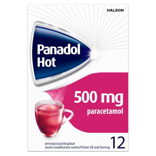 Panadol Hot Jauhe oraaliliuosta varten 500 mg (12 kpl)