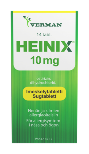Heinix 10 mg (14 imeskelytabl)