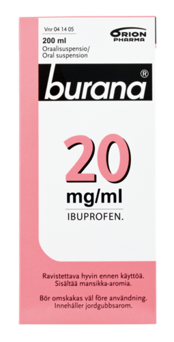 Burana Oraalisuspensio 20 mg/ml (200 ml)