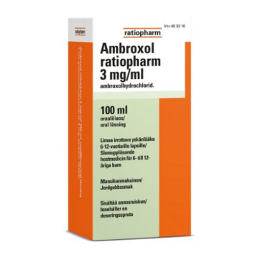 Ambroxol ratiopharm Oraaliliuos 3 mg/ml (100 ml)