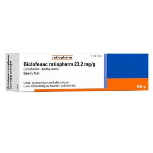 Diclofenac ratiopharm Geeli 23,2 mg/g (100 g)