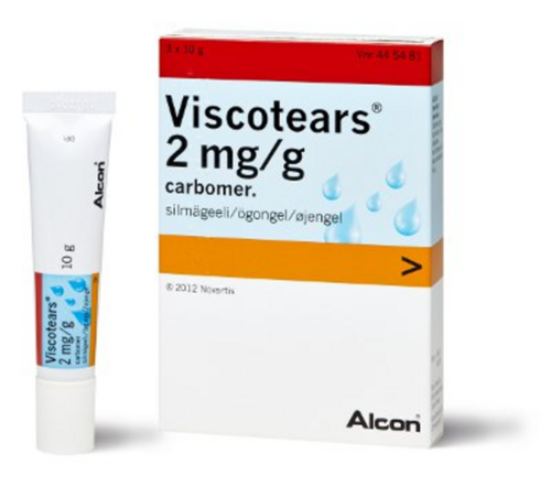 Viscotears Silmägeeli 2 mg/g (3 x 10 g)