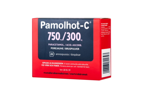 Pamolhot-C Porejauhe 750/300 mg (20 kpl)