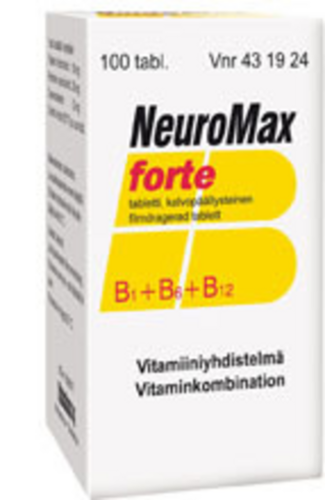 NEUROMAX FORTE tabletti, kalvopäällysteinen 100 kpl