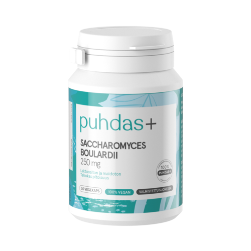 Puhdas+ Caps Saccharomyces boulardii 250 mg (30 kpl)