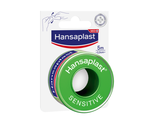 Hansaplast Sensitive Kiinnitysteippi (1 rll)