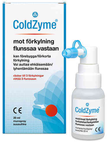 ColdZyme Flunssaa vastaan Suusuihke (20 ml)