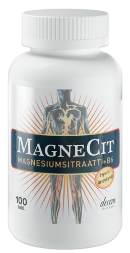 MagneCit Magnesiumsitraatti + B6 (100 tabl)