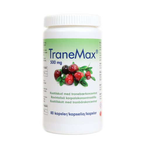 TraneMax karpalovalmiste 500 mg 80 kaps