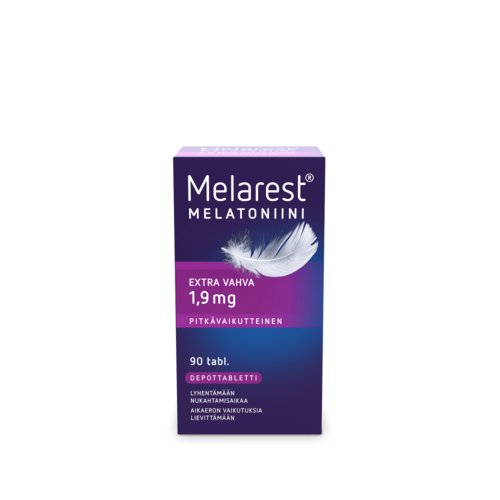Melarest Melatoniini 1,9 mg Pitkävaikutteinen (90 tabl)