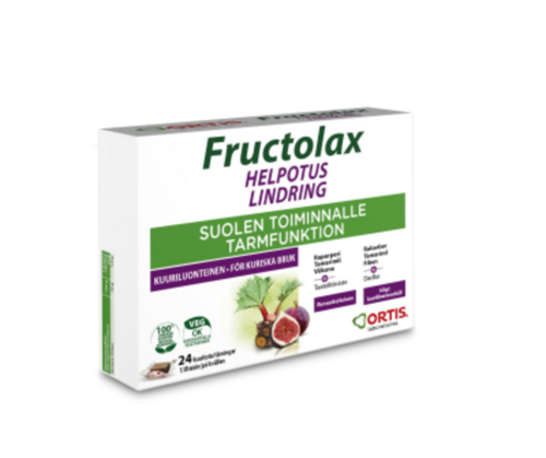 Fructolax Helpotus Hedelmä ja kuitu -kuutio (24 kpl)