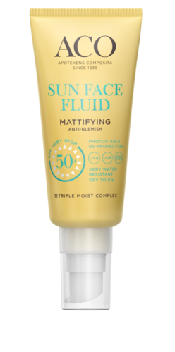 ACO Sun Face Fluid SPF50+ Mattifying (40 ml)
