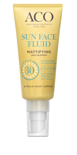 ACO Sun Face Fluid Mattifying SPF30 (40 ml)