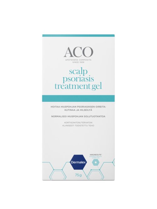 ACO Treatment Psoriasis Hoitogeeli hiuspohjalle (75 g)