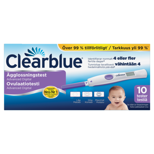 Clearblue Ovulaatiotesti Advanced Digital (10 kpl)