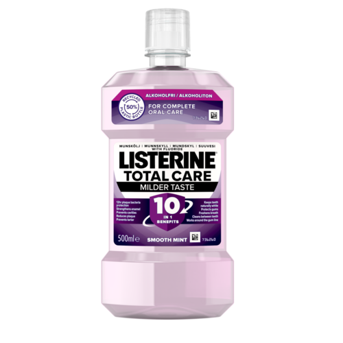 Listerine Total Care Milder Taste Suuvesi (500 ml)
