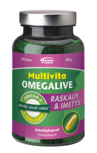 Multivita Omegalive Raskaus & Imetys (100 kaps)