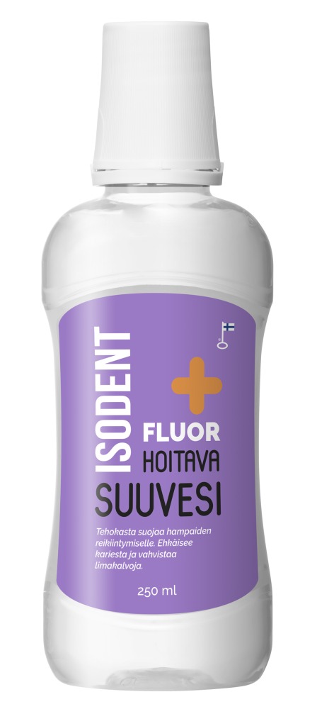 IsoDent Fluor+ Hoitava suuvesi (250 ml)