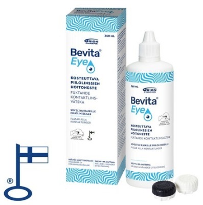 Bevita Eye Kosteuttava Piilolinssien hoitoneste (360 ml)