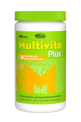 Multivita Plus Monivitamiini (200 tabl)