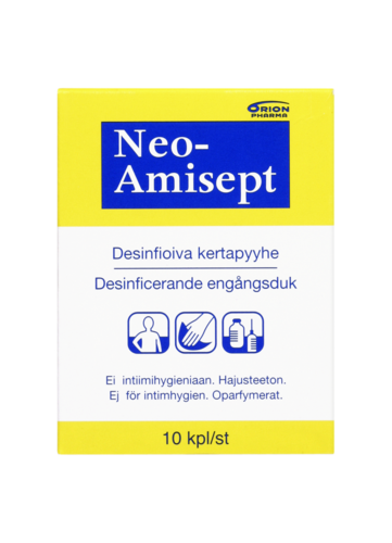 Neo-Amisept Desinfioiva pyyhe (10 kpl)
