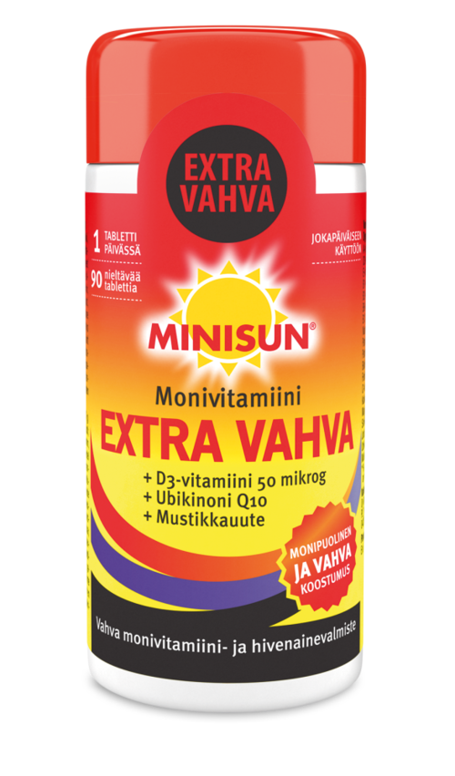 Minisun Monivitamiini Extra Vahva (90 tabl)