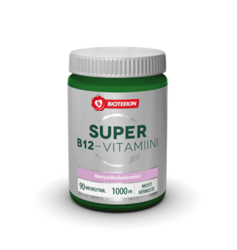 Super B12-vitamiini (90 imeskelytabl)