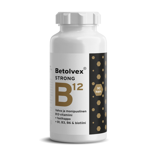 Betolvex Strong 1,25 mg B12-vitamiini (90 kaps)