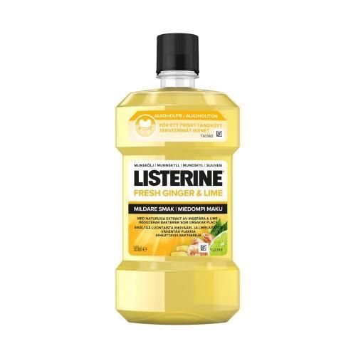 Listerine Fresh Ginger&Lime Milder Taste Suuvesi (500 ml)