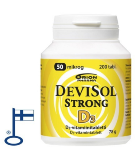 DeviSol Strong 50 mikrog. (200 imeskelytabl)