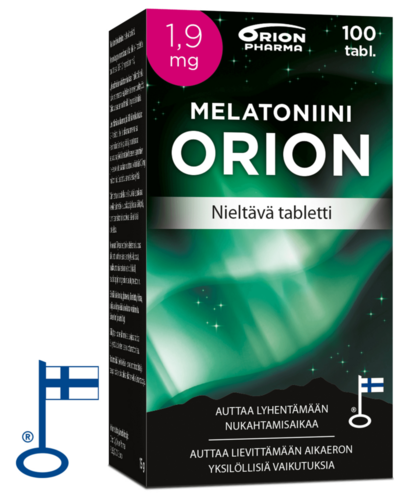 Melatoniini Orion 1,9 mg (100 tabl)