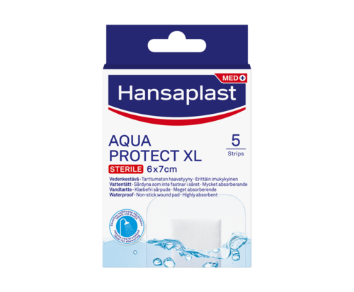 Hansaplast Aqua Protect XL Laastari 6 X 7 cm (5 kpl)