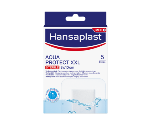 Hansaplast Aqua Protect XXL Laastari 8 x 10 cm (5 kpl)