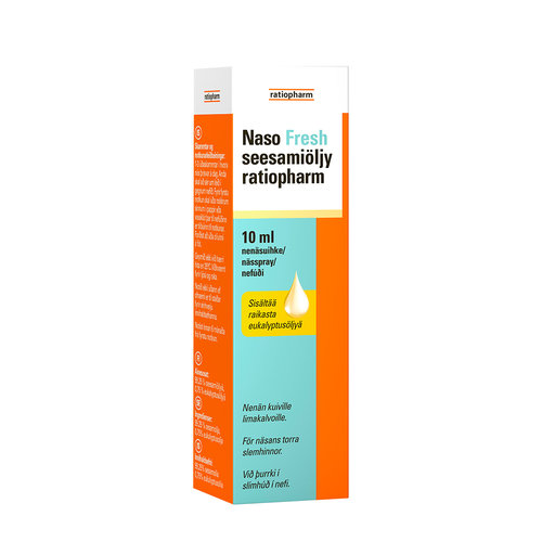 Naso Fresh Seesamiöljy ratiopharm Nenäsuihke (10 ml)