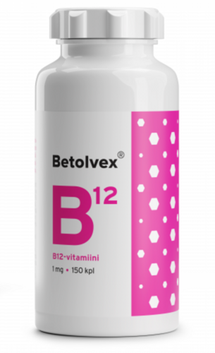 Betolvex 1 mg B12-vitamiini (150 tabl)