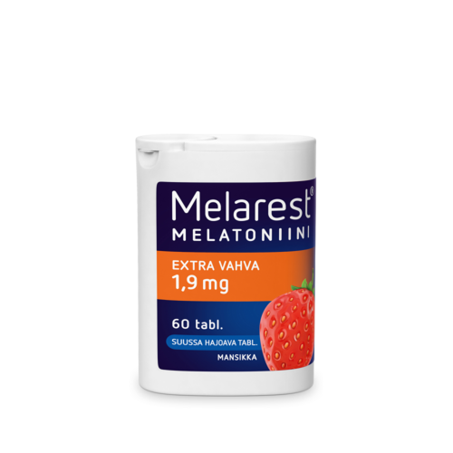 Melarest 1,9 mg Mansikka (60 tabl)
