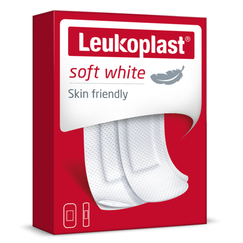 Leukoplast Soft White Laastarivalikoima (20 kpl)