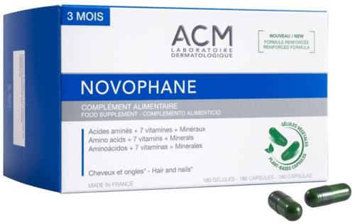 ACM Novophane Caps Hius- ja kynsiravinne (180 kaps)
